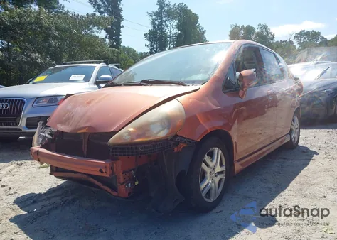 2007 Honda Fit Sport from USA, damaged, VIN JHMGD38647S017023